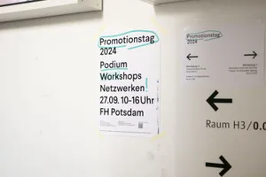 Poster vom Promotionstag