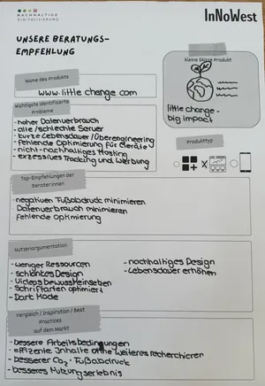 Zu sehen ist ein Workshopzettel, den ein Schüler ausgefüllt hat