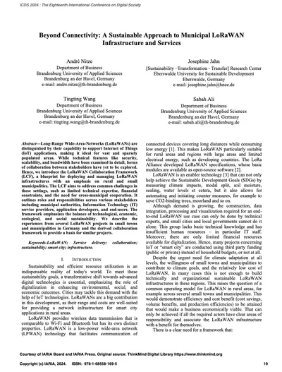 Beyond Connectivity: A Sustainable Approach to Municipal LoRaWAN Infrastructure and Services