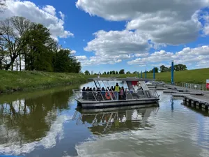 Boot auf der Elbe