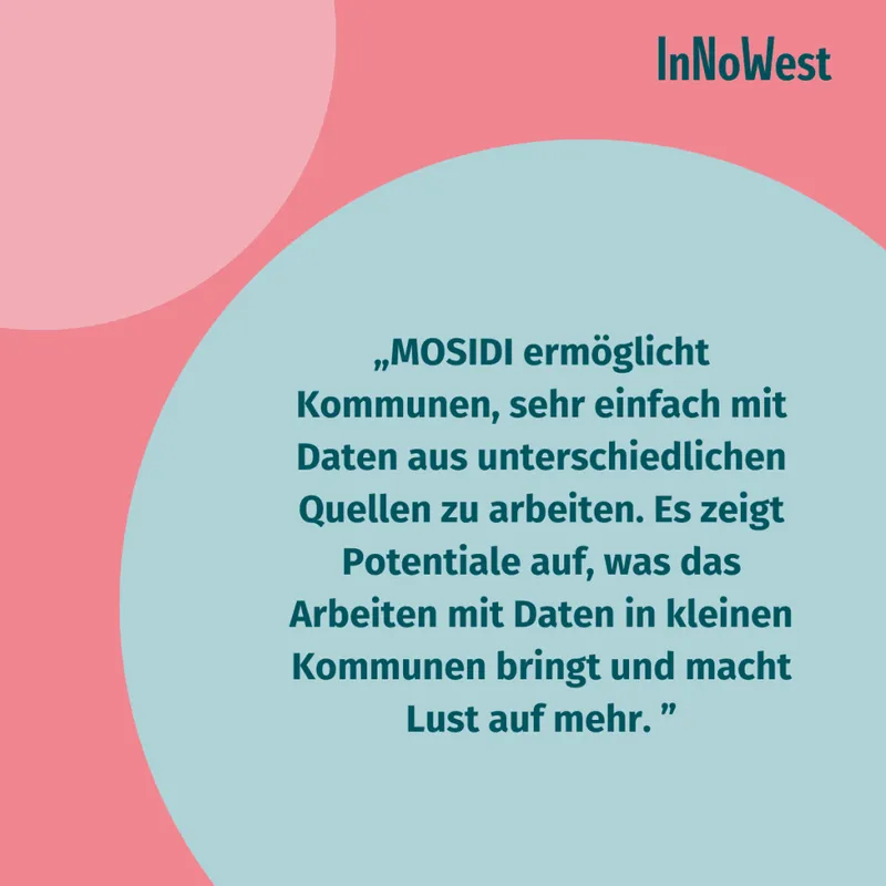 Ein Zitat in einem Kreis